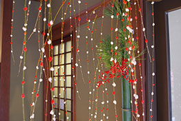 徳川園に咲く 花餅